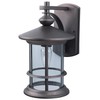 Canarm Treehouse 1-Light Outdoor Lantern, Bronze Finish Wall Mount with