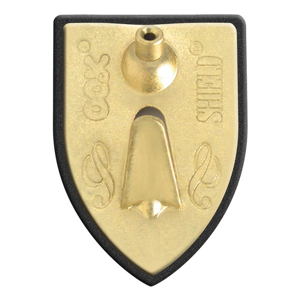 OOK 55004 Picture Hangers, Art Hangers, Shield Design, Brass, Reusable