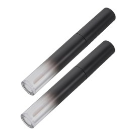 minkissy 2pcs Empty Tube of Lip Gloss Lip Gloss Lipstick Making Kit Empty Lipgloss Tubes Lipgloss Making Kits for Black Abs