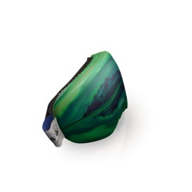 alpine [vju:] Ski Goggle Protection Cover Elastic Microfiber Unisex, green