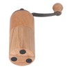 Manual Coffee Grinder Adjustable Coarseness Quiet Portable Wooden Hand Crank