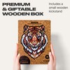 UNIDRAGON Wooden Jigsaw Puzzles - Lovely Tiger, 273 pcs, King