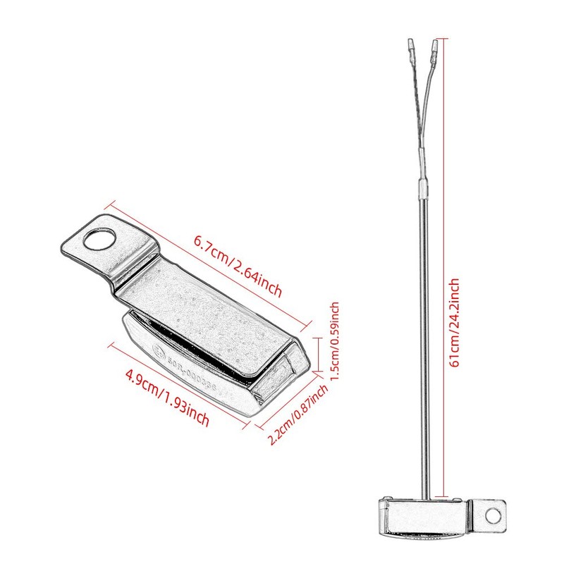 evomosa Motorcycle Mini LED Indicator Light Flowing Water Flashing Indicator