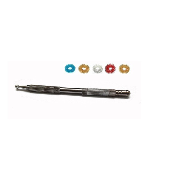 Sujok Acupressure Probe Metal Multipurpose (5 in 1) Diagnostic Jimmy
