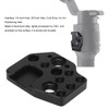 Aluminum Alloy Quick Release Plate with 1/4 Inch Hole 3/8