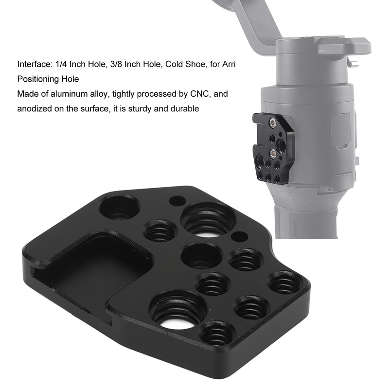 Aluminum Alloy Quick Release Plate with 1/4 Inch Hole 3/8