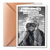 PTRUKD Funny Birthday Card for Old Women, Suitable for 50th,