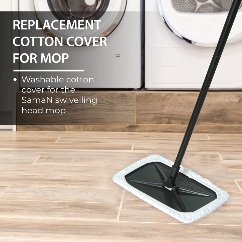 SamaN Terry Cloth mop Cover – Replacement Cover for The