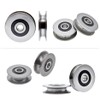 Stainless Steel Deep U-Groove Ball Bearing Pulley, Metal Pulley, Wheel