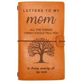 ZVMIS Mom Memorial Remembrance Gift-Bereavement Gift-Refillable Travel Photo Diary Journal-Sympathy Gift for Loss of Mother-Letters To My Mom,All The Things I Wish I Could Tell You-In Loving Memory