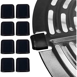 8PCS Air Fryer Rubber Tabs for 2QT 3.7QT 5QT Air Fryers, Upgraded Air Fryer Rubber Bumpers Feet Tips Silicone Pieces Replacement Parts for Chefman Gowise PowerXL Dash and More Air Fryer Tray
