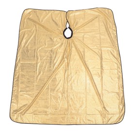 Professional Hair Cutting Cape Adjustable Tightness Easy Clean Extra Long Hairdressing Apron Gold