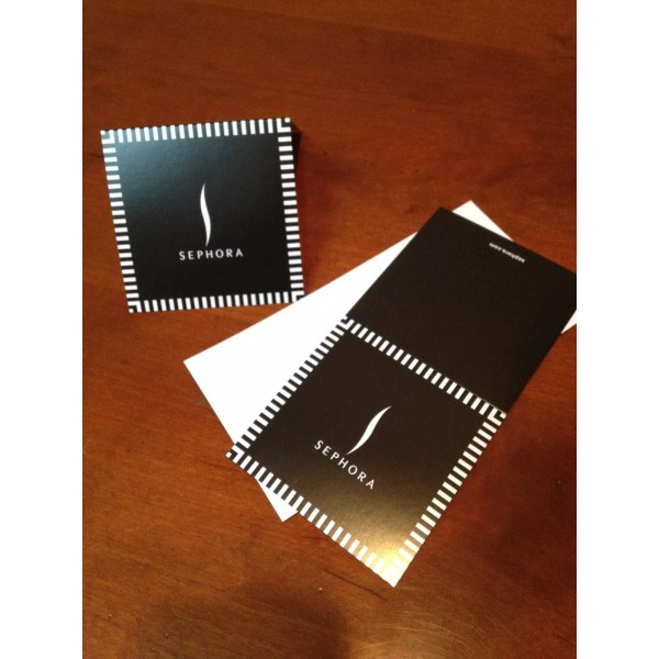 Sephora Gift Notes Blank Cards, Packed 250 3x6