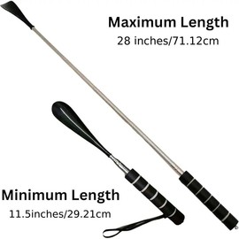 1pc Shoe Horn-Retractable Shoe Horn,Easily Use Extended Shoe Horn,Wear Shoes without Bending,Comfortable Handle for Men Women (Pink)