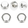 5 Pcs Lifting Eye Nuts, Stainless Steel M10 Eye Nut,