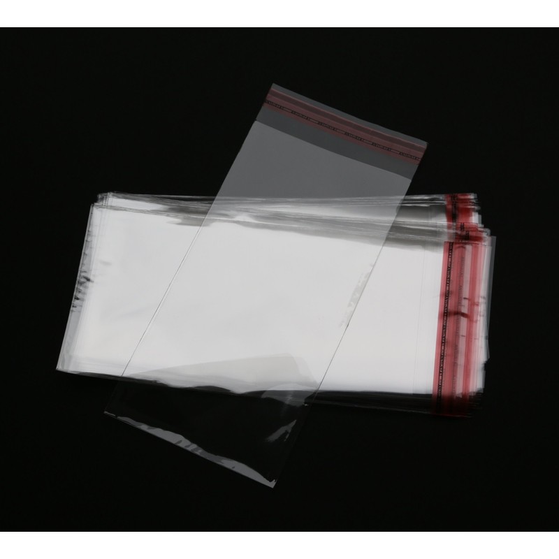 Pack of 50 DL Card SelfSeal Envelopes Cases Transparent 116