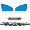 aokway Side Window Sunshade Sun Shade for Car Window Double