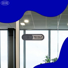 Vacant/Meeting in Progress Sign (Gray)