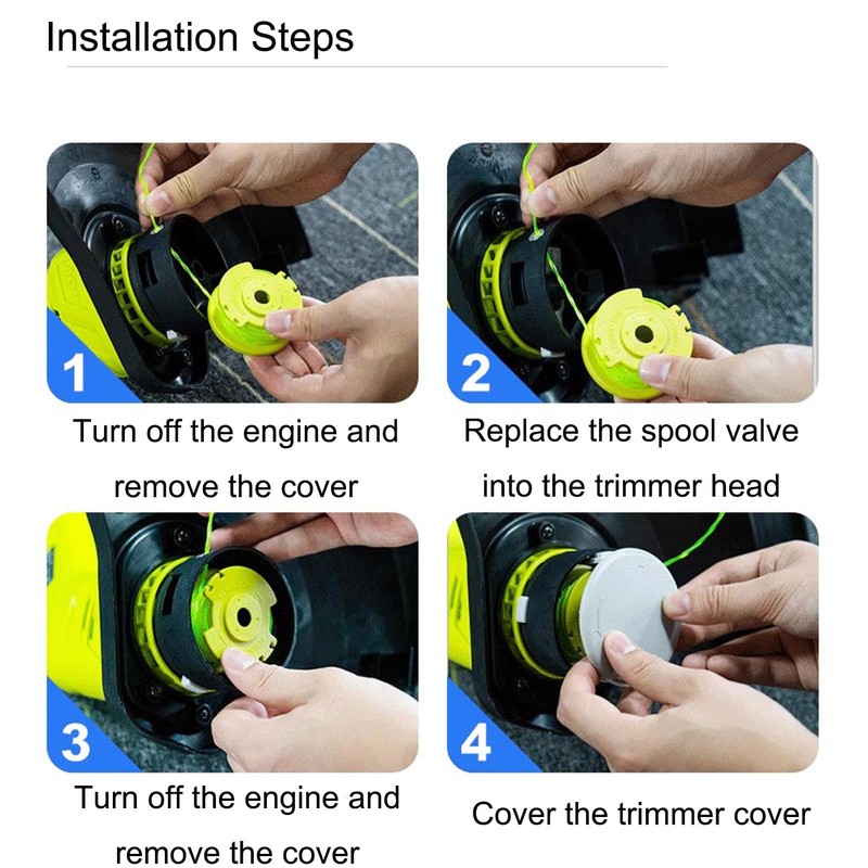 AC80RL3 Replacement Spool Line Compatible with 18v, 24v, 40v Cordless