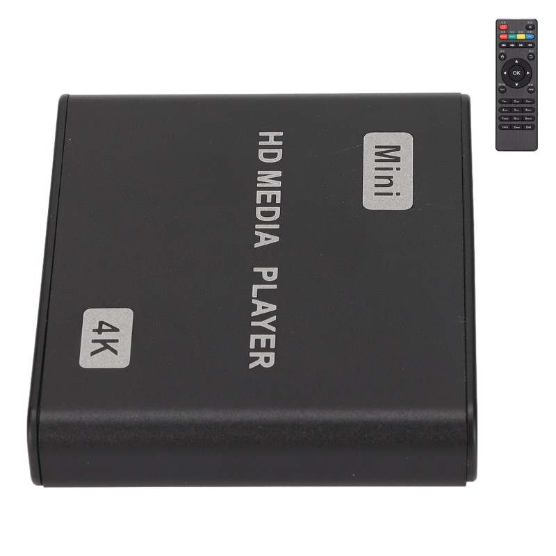 4K HD Media Player Mini Streaming Media Player with Remote