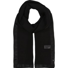 FRAAS Women's stole made of 100% silk, 60 x 180 cm, chic silk scarf for festive occasions, Velvet black