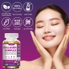 MENXI Collagen Complex Capsules Collagen Peptides Types I, II, III,