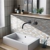 Targawerelax Tile Sticker Peel and Stick Wallpaper, Stick On Backsplash