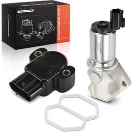 A-Premium Válvula De Control De Aire De Ralentí IAC + Sensor De Posición Del Acelerador TPS Compatible con Ford Explorer 1999-2001 y Mercury Mountaineer 1999-2001, 4.0L