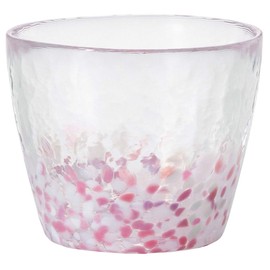 Aderia (ADERIA) 【 Tsugaru Glass Sakura Sakura Soba Cup 190ml Made in Japan, Comes in a Gift Box F79437 】 Ochoko, Drinking Cup, Cup, Japanese Sake, Glass, Cold Sake, Sake Cup, Stylish, Gift, Mother's