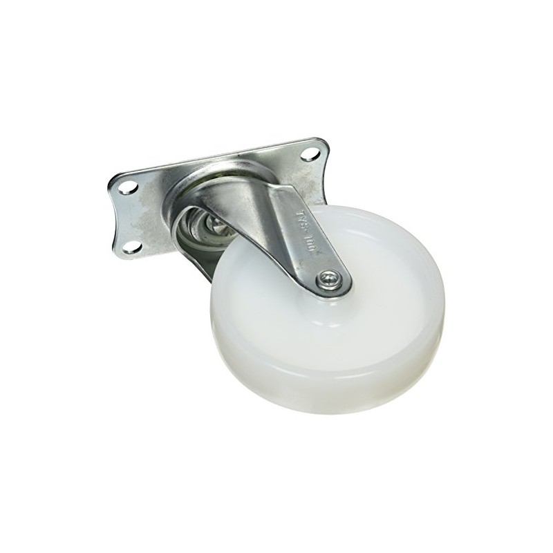 トラスコ中山(TRUSCO) 台車用キャスター Φ100 ナイロン車 自在 TYSG-100N