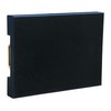 HofferRuffer Faux Leather Rectangle Serving Tray Decor Platter with Gold