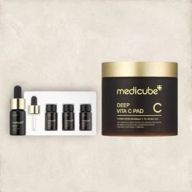 메디큐브 뷰티톤업 메디큐브 딥 비타C패드 비타C앰플 2종 세트 잡티 Beauty Tone-Up MediCube Deep Vita C Pad and Vita C Ampoule 2-Piece Set for Blemishes