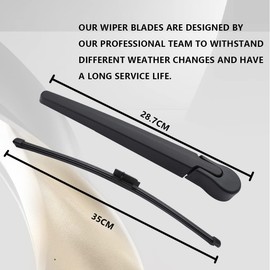 FanPaYY Rear Windscreen Wiper Set for E91 2005-2013, Rear Windscreen Wiper Arm & Blade, Car Rear Wiper Arm Wiper Blade