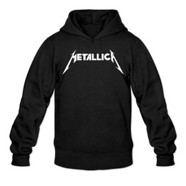 Metallica Distressed Adult Men's Hoodies-Black