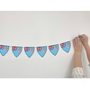 AK Giftshop Fiji Pennant Flag Bunting Birthday Wedding Events Decorations