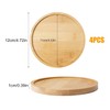MaoNativey 4PCS Bamboo Mosaic Coasters, Blank Coasters for Crafts DIY
