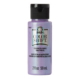 FolkArt Color Shift Acrylic Craft Paint, Purple Pastel 2 fl oz Premium Metallic Finish Paint, Perfect For Easy To Apply DIY Arts And Crafts, 12009