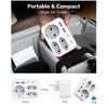 Multiple Plug for Sockets, 3 Sockets with 2 USB A