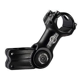 Dymoece Bicycle Stem Riser Adjustable, Bicycle Handlebar Extension 0 ~ 60 Degree Aluminium Alloy for MTB Mountain Bike Road Bike BMX 31.8 mm/25.4 mm