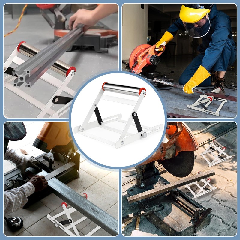 Adjustable Support Frame for Cutting Machines, Foldable Cutting Machine, Standing,