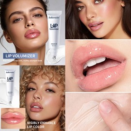 SWETIYOU Instant Plumping Lip Volumizer Serum, Moisturizing Lip Plumper Treatment with Hyaluronic Acid for Fuller, Hydrated Lips, Non-sticky, Metallic Applicator Tip - Cool and Comfortable Touch