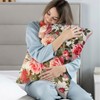 GABraden 1Pack Microfiber Pillow Case,Floral Print Pattern Pillow Cover Set