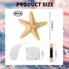 YGDZ Starfish Hair Clip, 4PCS Starfish Hair Clips Mermaid Accessories,