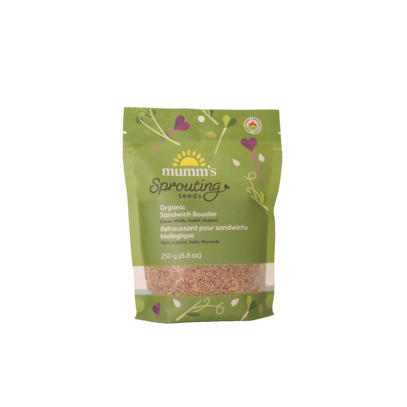 Sandwich Booster Sprouting Seeds, Mumm's | Large Size: 250 Grams