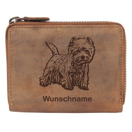 Greenburry Vintage Women's Purse with Dog Motif 13 x 10 x 3 cm, West Highland White Terrier, Vintage