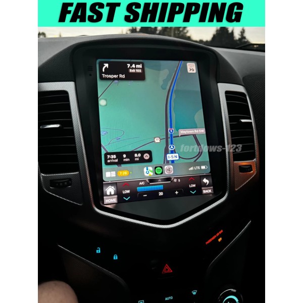 Unbranded Car Apple Carplay Radio GPS Stereo w/Camera For Chevy