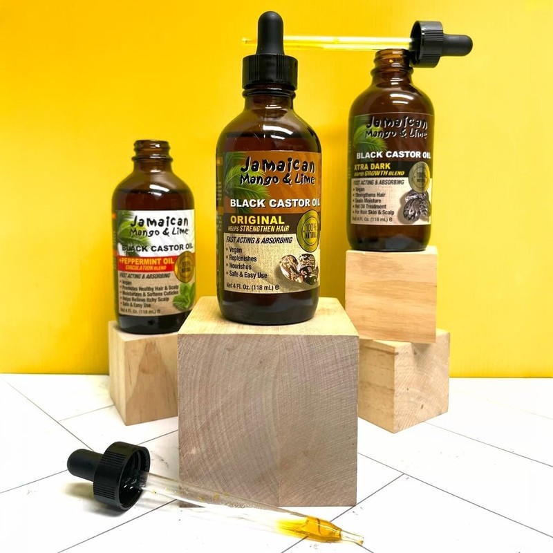 Jamaican Mango & Lime Black Castor Oil – Hair &