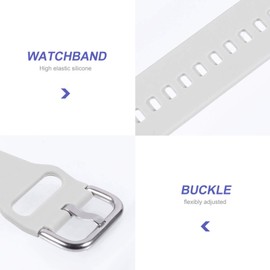 Gatuida 3pcs Smart Fitness Watch Band for Watch Fit Grey Wristband Clasp Easy to Install Lightweight and Wear-Resistant for Sports and Casual Wear