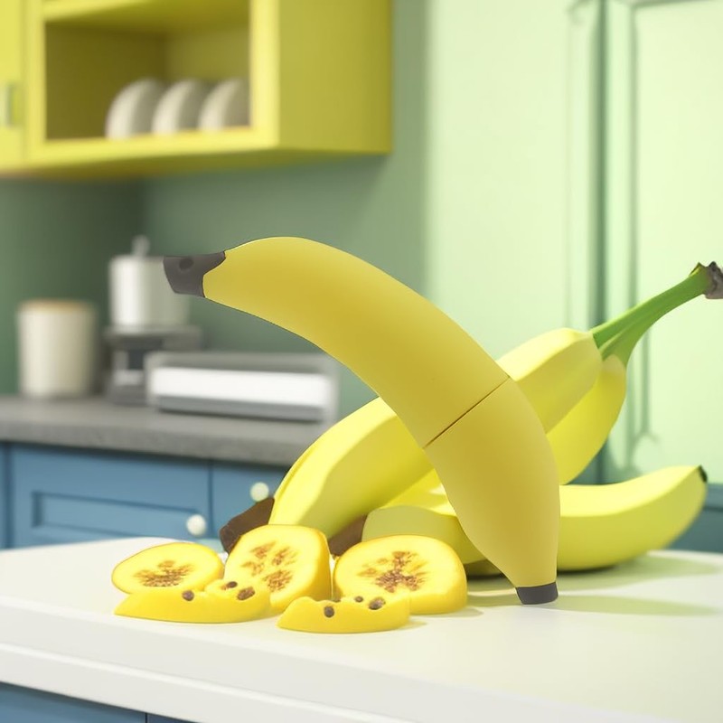 WooTeck 128GB Cartoon Lovely Banana USB Flash Drive Cute Pendrive