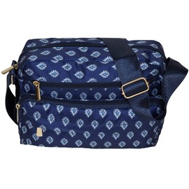 Nylon Bag for Women | Nylon Bag with Multiple Pockets | Shoulder Bag for Women Nylon | Lightweight Handbag | Small Shoulder Bag Women's 'Fashion Collection', navy